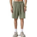 Pantalones cortos destructivos con lavado vintage