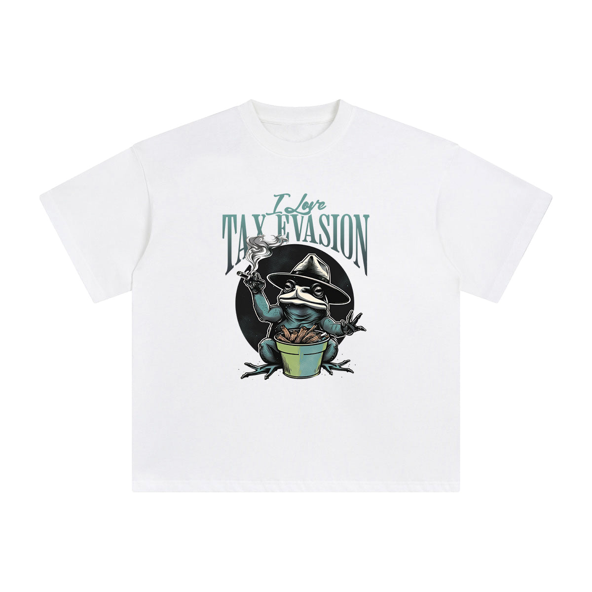 I Love Tax Evasion Graphic Tee-INNBLAC Fashion Apparel