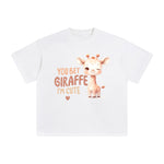 Cute Giraffe Graphic Tee-INNBLAC Fashion Apparel