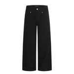 Men's Vibe Streetwear Straight-Leg Denim Pants with Pocket Details