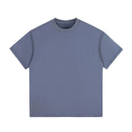 Crew Neck Washed Cotton T Shirt 7.8oz