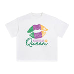 Mardi Gras Queen Graphic Tee-INNBLAC Fashion Apparel