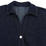 Indigo Wide Sleeve Denim Shirt