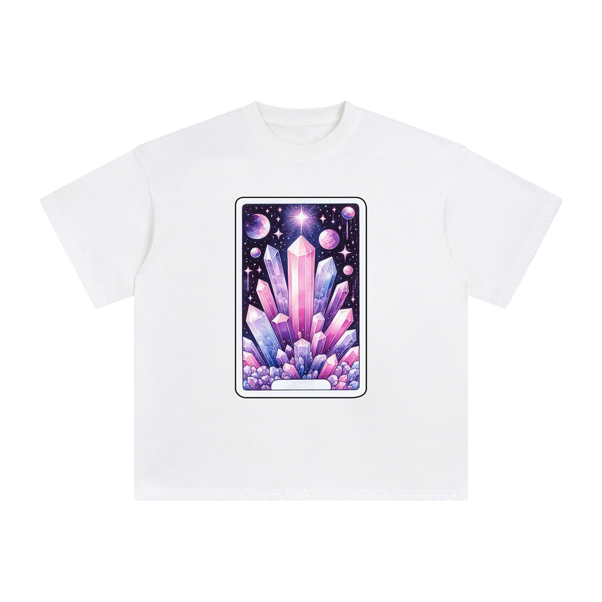 Crystals Graphic Tee-INNBLAC Fashion Apparel