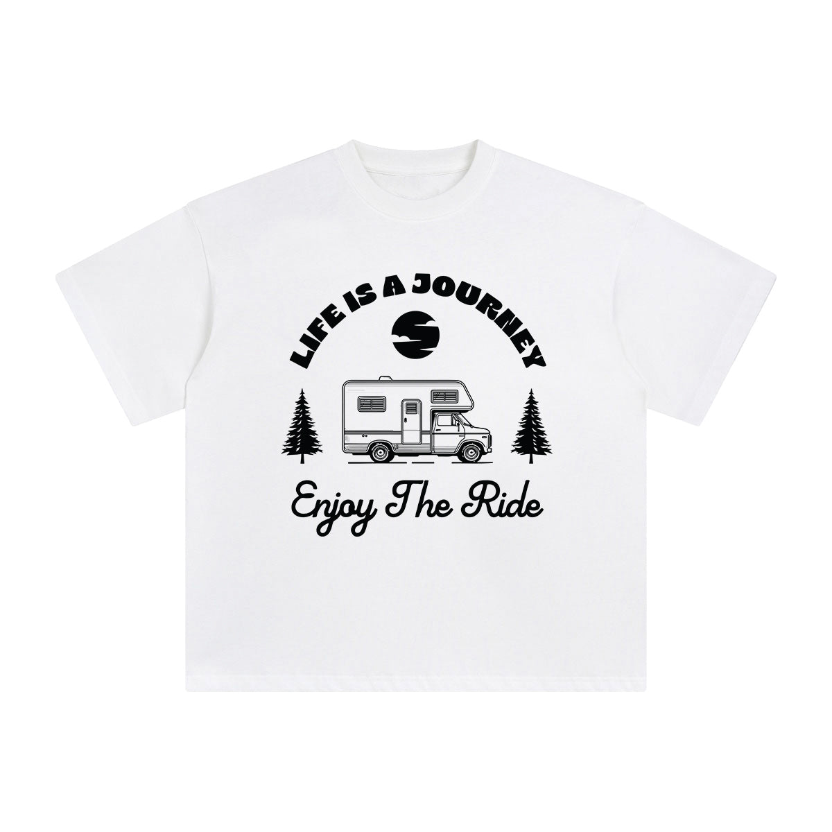 Campervans & Camping Graphic Tee-INNBLAC Fashion Apparel