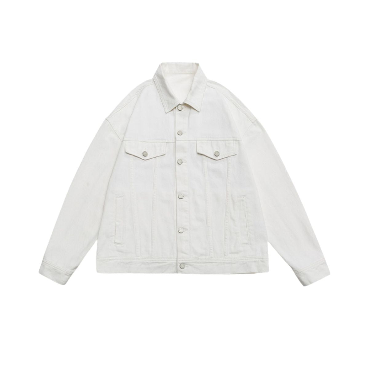 Unisex Washed Trucker Denim Jacket