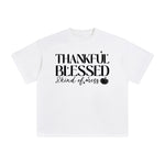 Thankful Blessed & Kind Of Mess Graphic Tee-INNBLAC Fashion Apparel