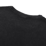 Black Washed Cotton Ripped Muscle Tank 275gsm