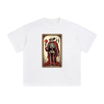 Sketelon Tarot Card Graphic Tee-INNBLAC Fashion Apparel