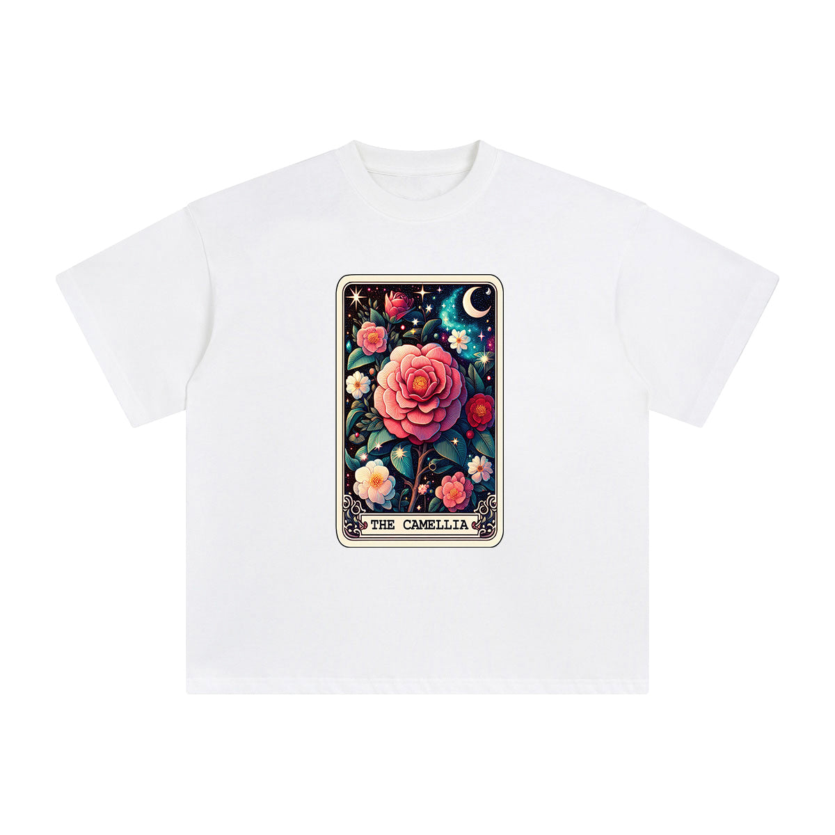 The Camellia Graphic Tee-INNBLAC Fashion Apparel
