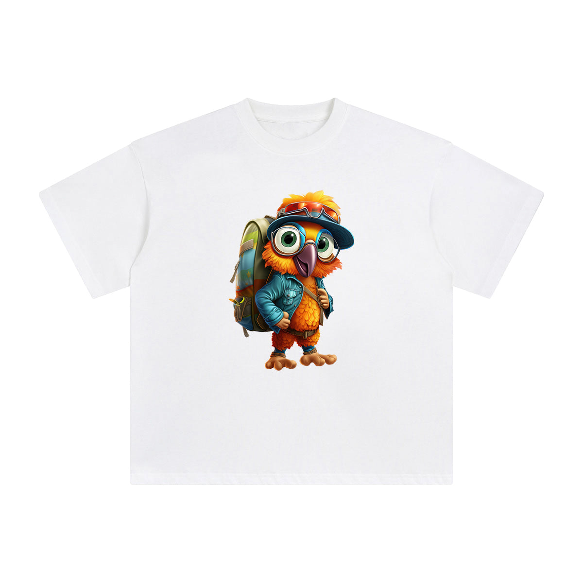 Parrot Graphic Tee-INNBLAC Fashion Apparel