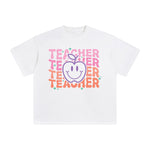 Teacher & Apple Emoji Graphic Tee-INNBLAC Fashion Apparel