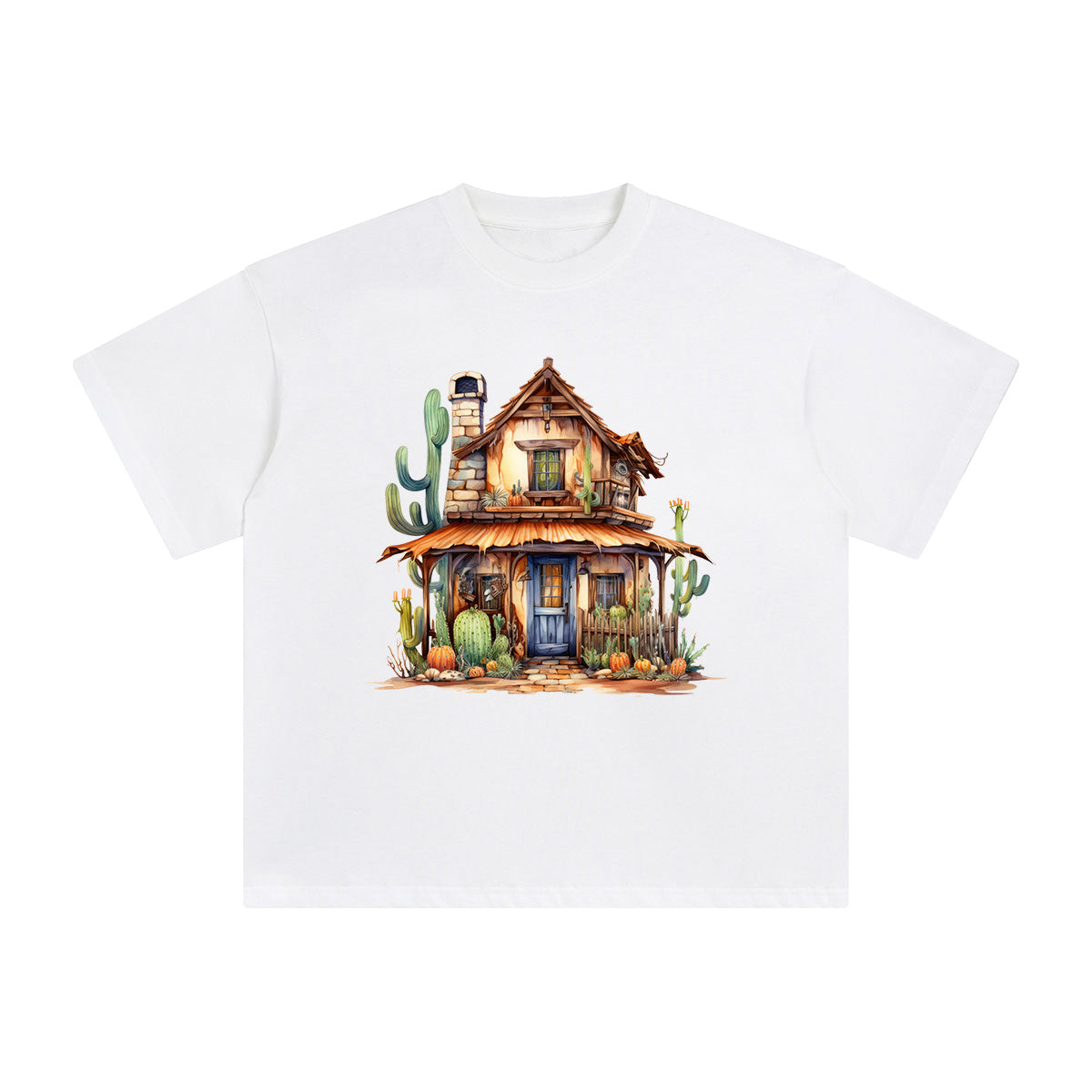 House Graphic Tee-INNBLAC Fashion Apparel