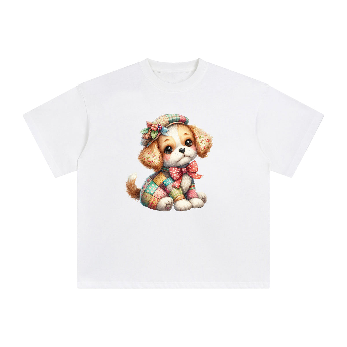 Puppy Graphic Tee-INNBLAC Fashion Apparel