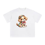 Puppy Graphic Tee-INNBLAC Fashion Apparel