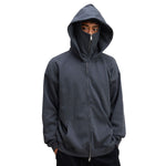Unisex Full-Zip Fleece Layered Hood Hoodie