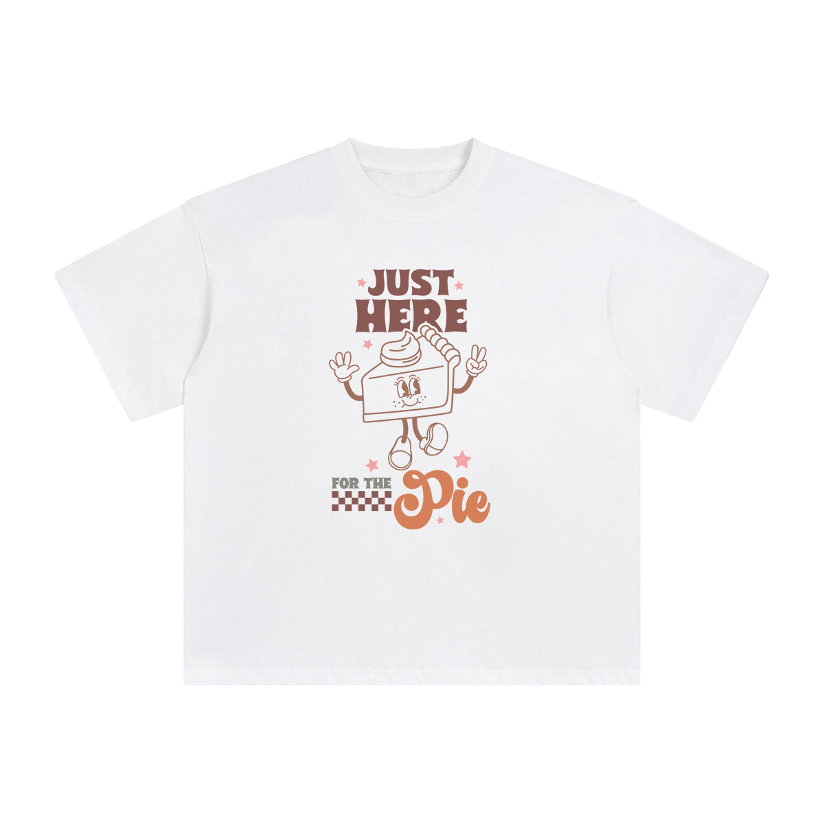 Just Here For The Pie Graphic Tee-INNBLAC Fashion Apparel