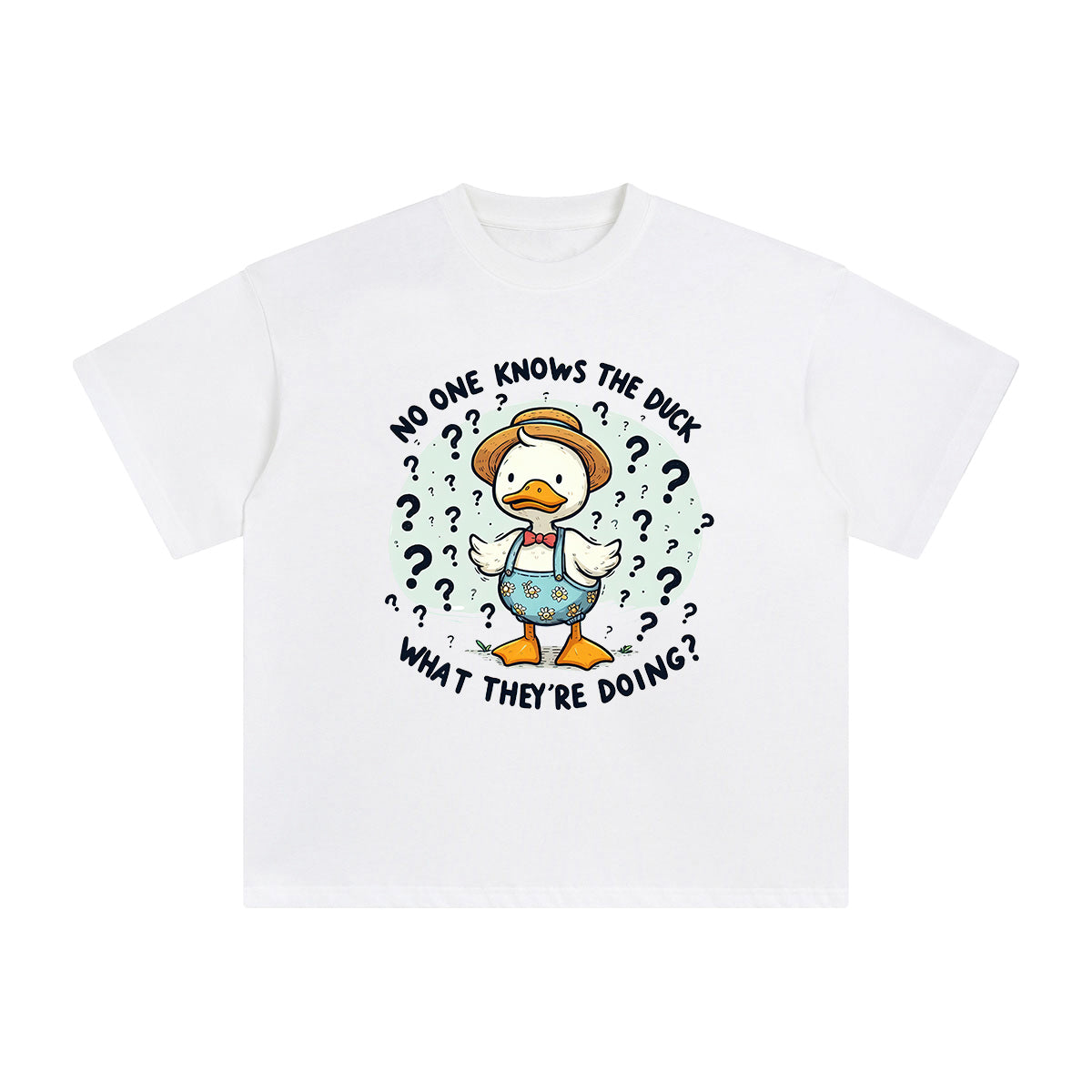 No One Knows The Duck Graphic Tee-INNBLAC Fashion Apparel