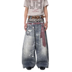 Vintage Layered Balloon Leg Jeans