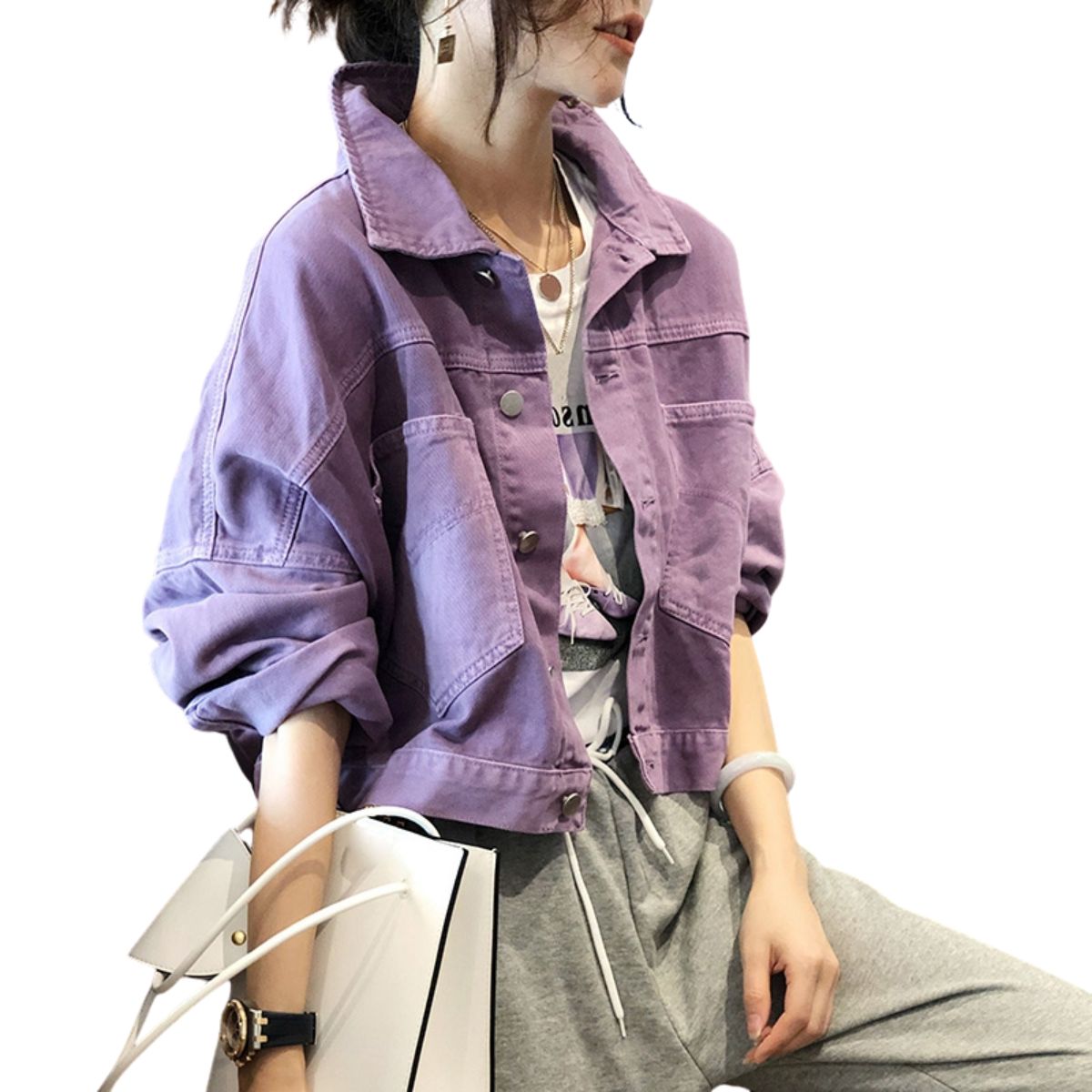 Vestido midi vaquero sin mangas con botones y aberturas en la parte delantera