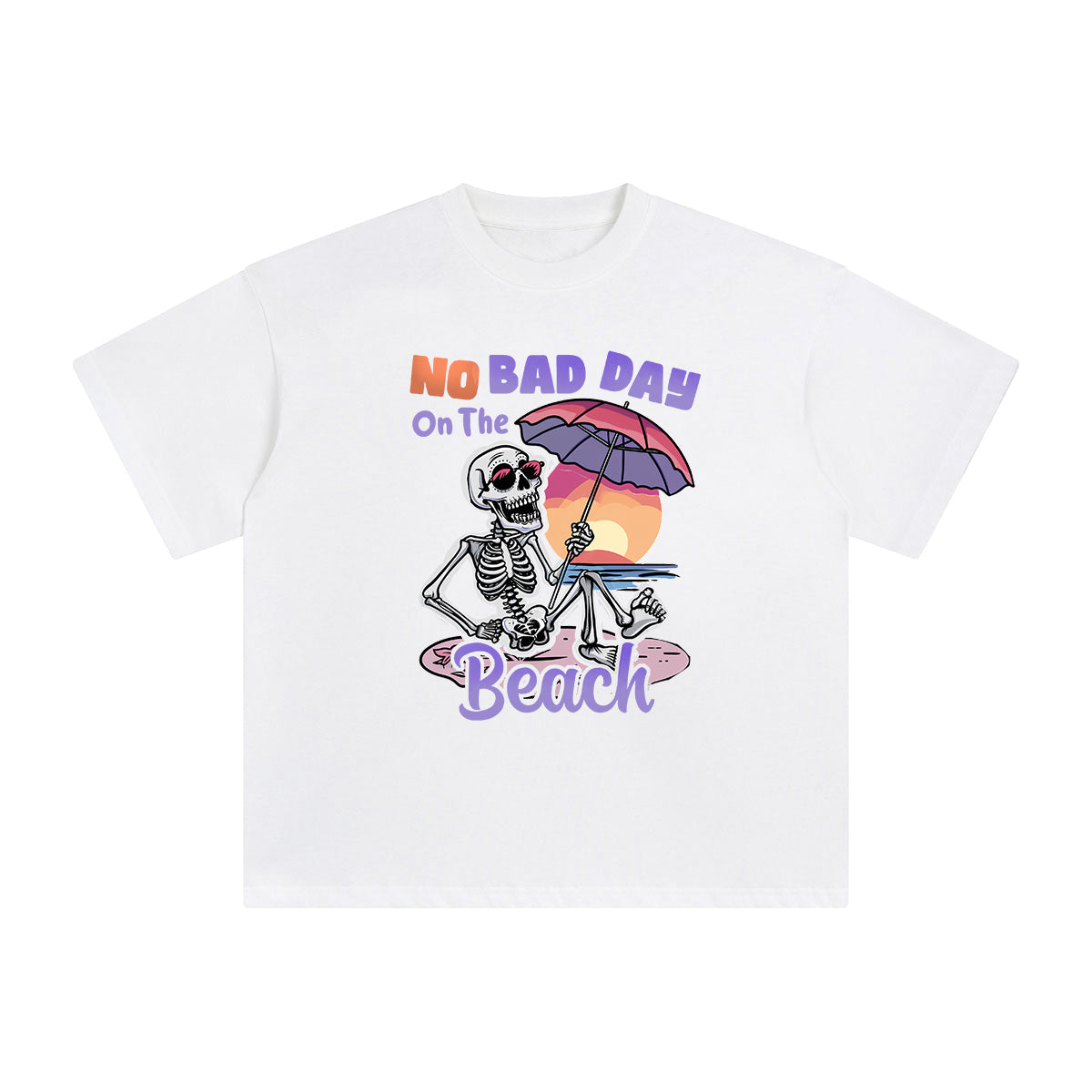 No Bad Day On The Beach Graphic Tee-INNBLAC Fashion Apparel