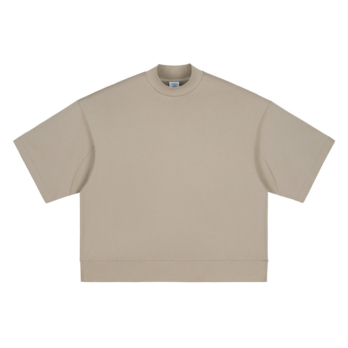 Heavyweight Oversized Mock-Neck Tee 9.15oz