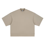 Heavyweight Oversized Mock-Neck Tee 9.15oz