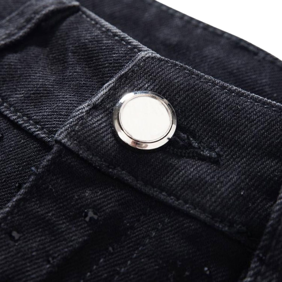 Risen Jeans Floral-Embroidered Cut-Out Wide-Leg Jeans