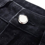 Risen Jeans Floral-Embroidered Cut-Out Wide-Leg Jeans