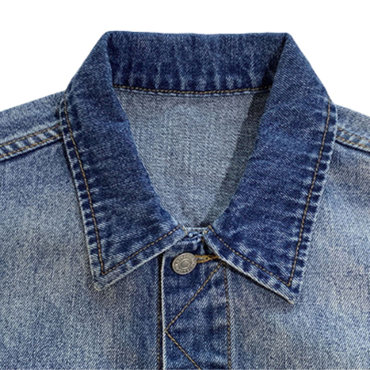 Women's Relaxed Washed Denim Trucker Jacket