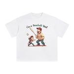 I'm A Baseball Dad Graphic Tee-INNBLAC Fashion Apparel