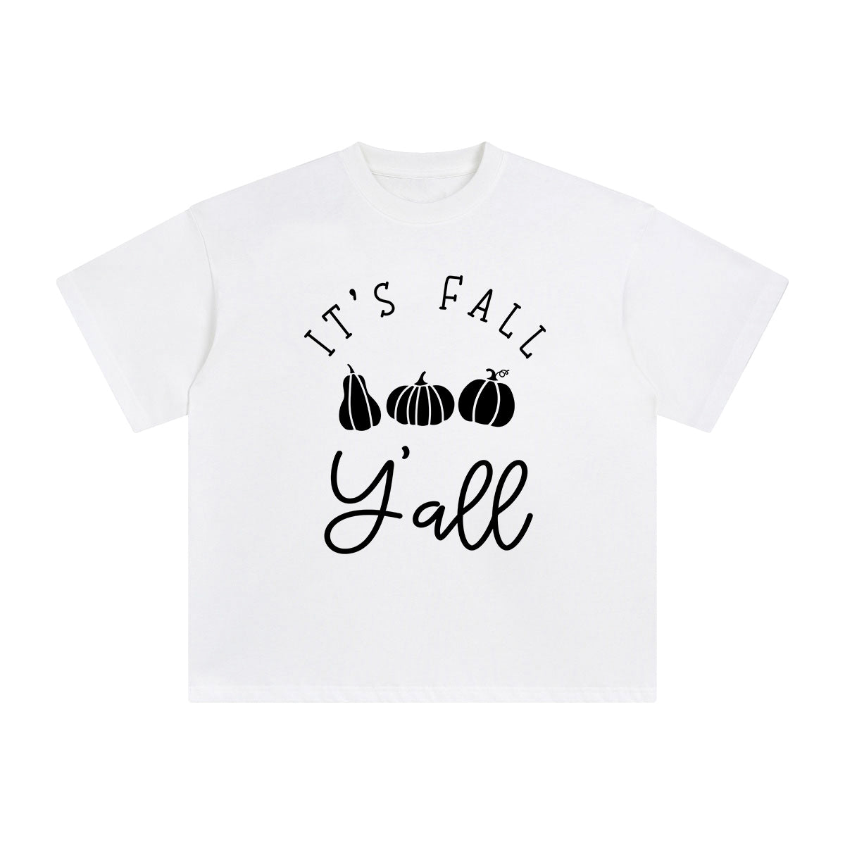 It's Fall Y'all Graphic Tee-INNBLAC Fashion Apparel