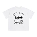 It's Fall Y'all Graphic Tee-INNBLAC Fashion Apparel