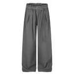 Quiet Luxury Pleated Wide-Leg Trousers