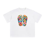Summer Vacation Slippers Graphic Tee-INNBLAC Fashion Apparel