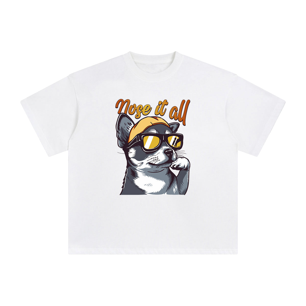 Nose It All Graphic Tee-INNBLAC Fashion Apparel