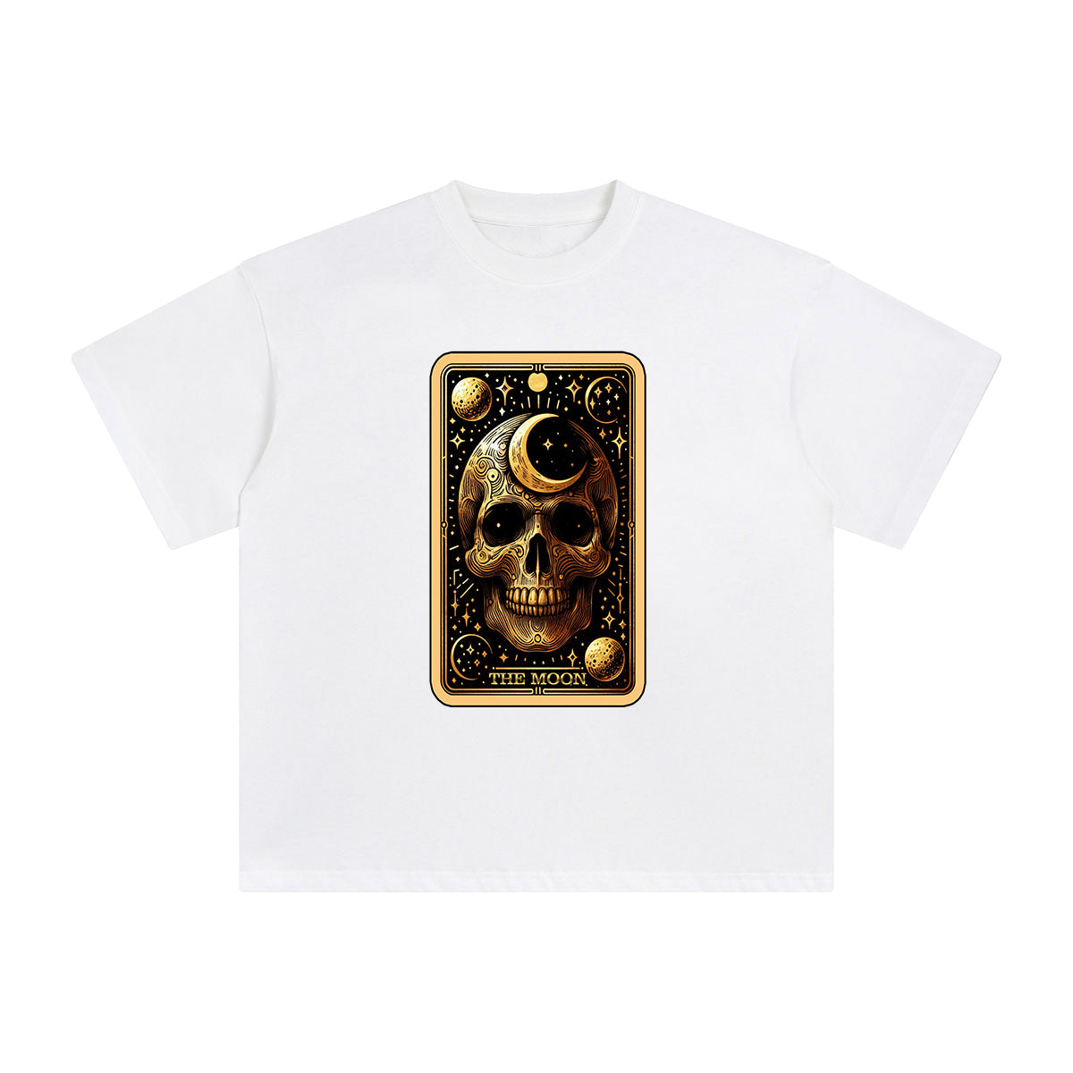 The Moon Card Graphic Tee-INNBLAC Fashion Apparel