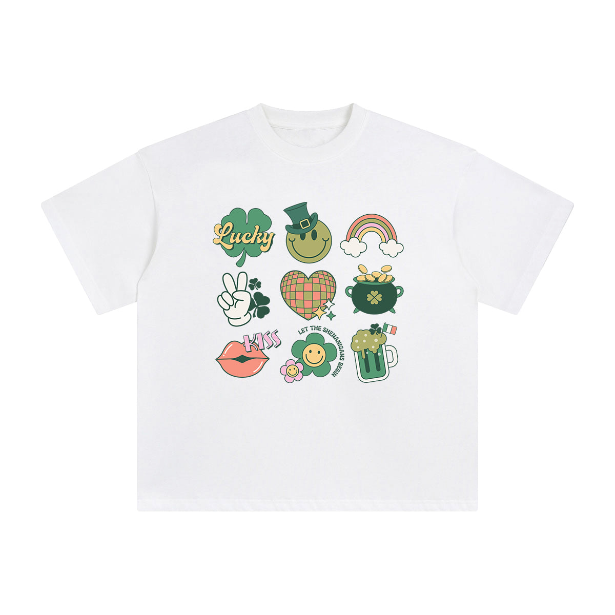 Lucky Kiss Graphic Tee-INNBLAC Fashion Apparel