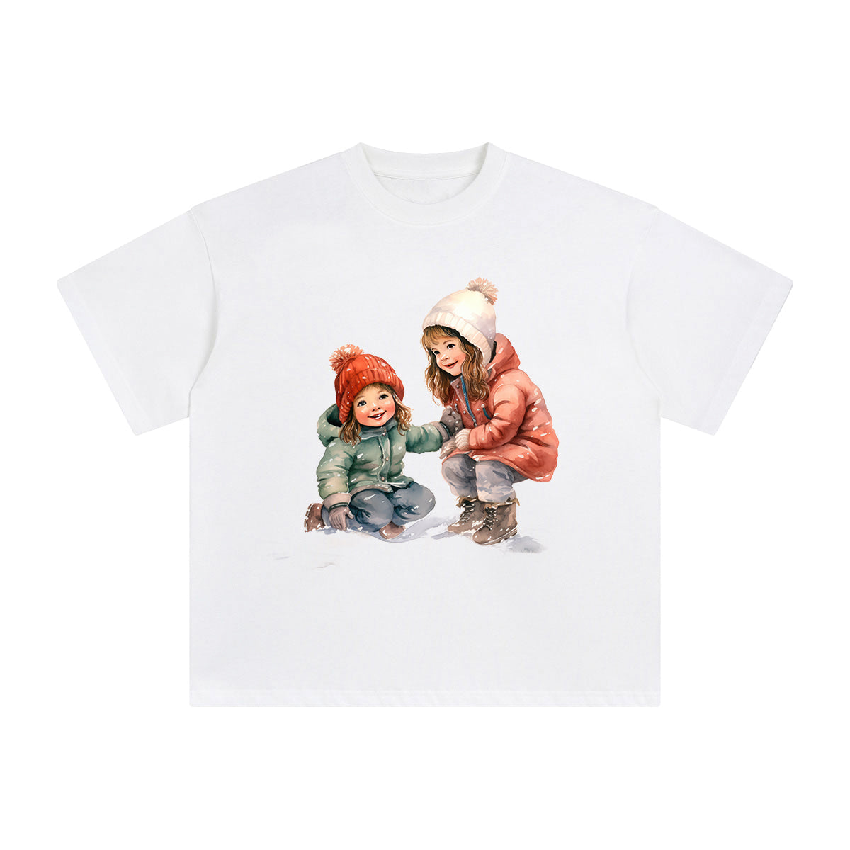 Two Girls Graphic Tee-INNBLAC Fashion Apparel