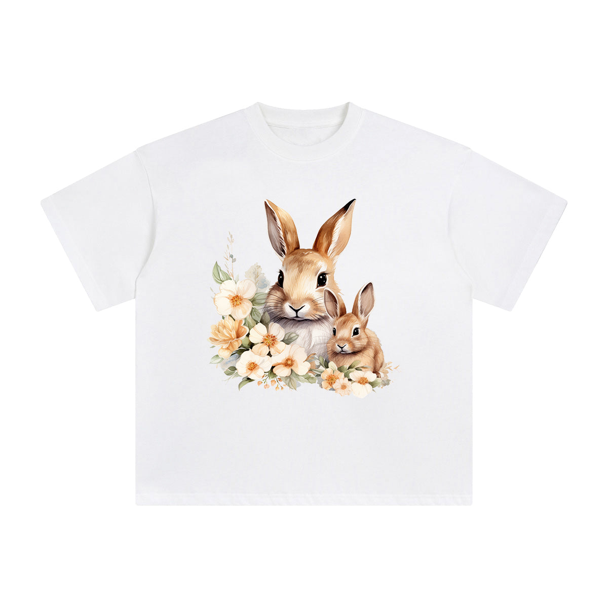 Rabit Graphic Tee-INNBLAC Fashion Apparel