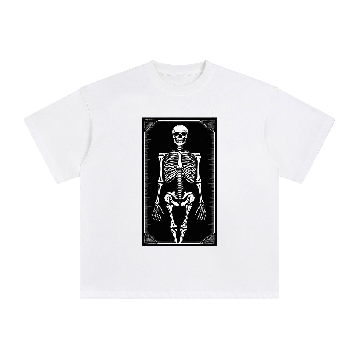 Mystery Skeleton Tarot Card Graphic Tee-INNBLAC Fashion Apparel