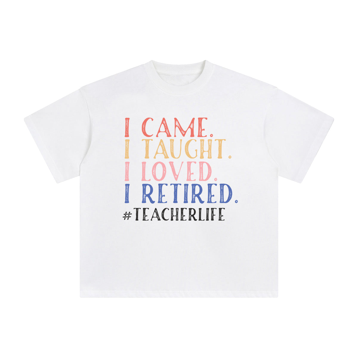 Teacher Quote Retro Graphic Tee-INNBLAC Fashion Apparel