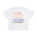 Teacher Quote Retro Graphic Tee-INNBLAC Fashion Apparel