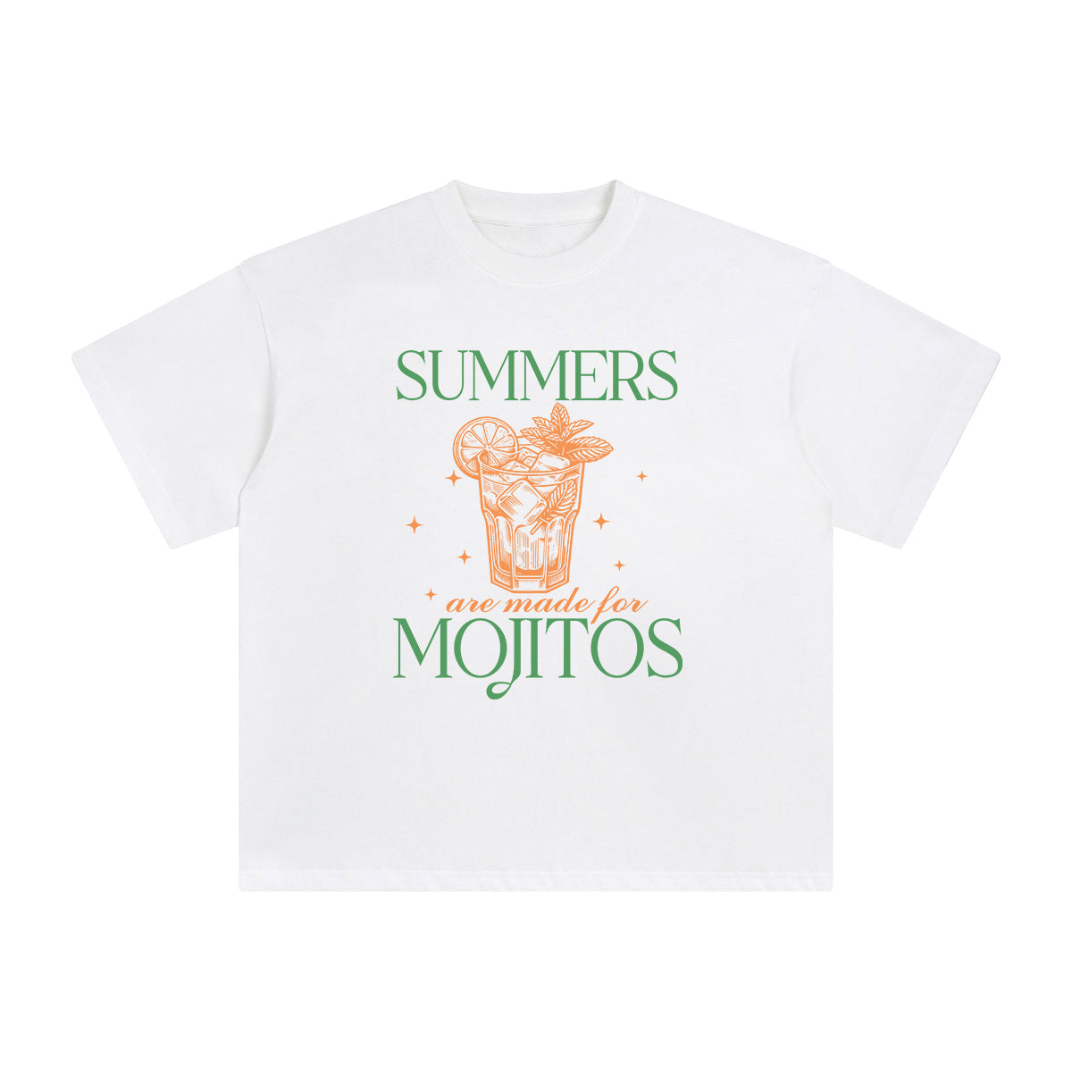 Summers Mojitos Graphic Tee-INNBLAC Fashion Apparel
