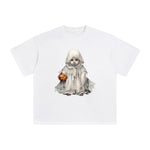 Halloween Baby & Pumpkin Graphic Tee-INNBLAC Fashion Apparel