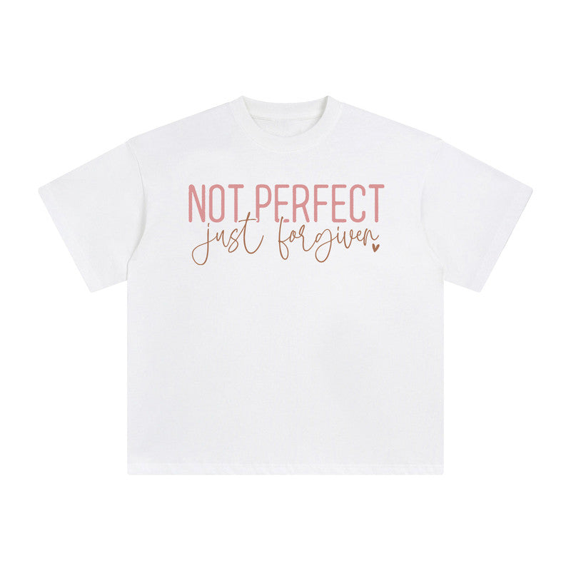 Not Perfect Just Forgiver Graphic Tee-INNBLAC Fashion Apparel