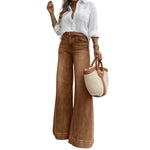 Women's High Waist Wide Leg Denim Jeans