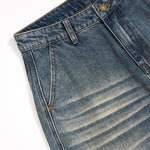 Smoke Rise Vintage Ripped Barrel-Leg Jeans