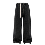 Vintage Wash Cotton Patchwork Sweatpants