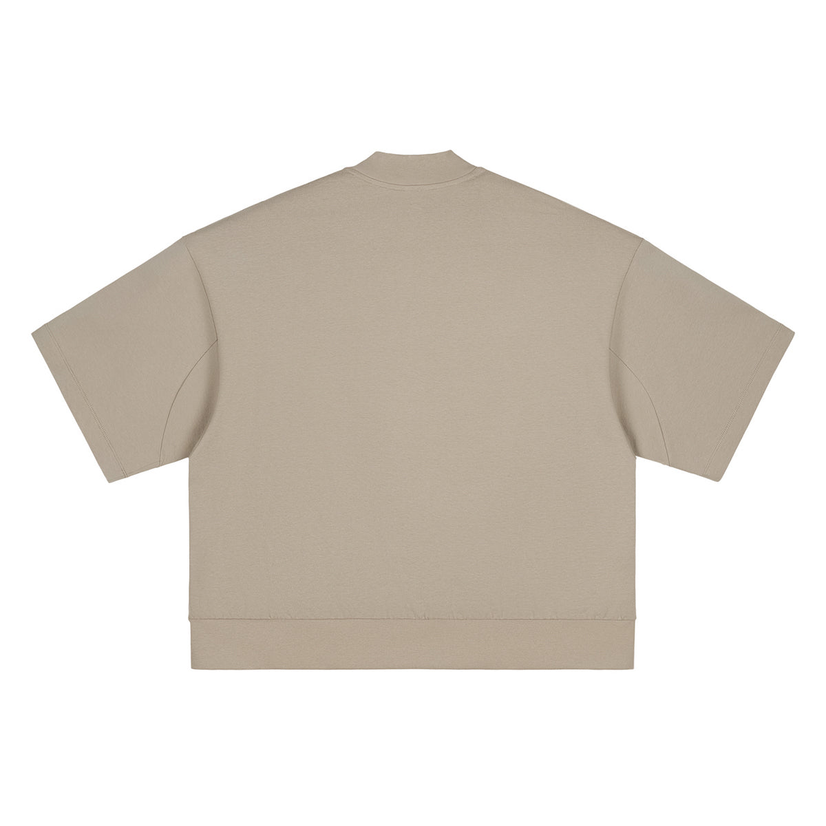 Heavyweight Oversized Mock-Neck Tee 9.15oz